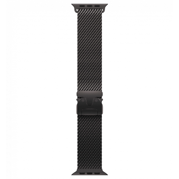 Apple Watch Ultra 3 GPS + Cellular 49mm Black Titanium Case with Black Titanium Milanese Loop - Small (MF1N4)