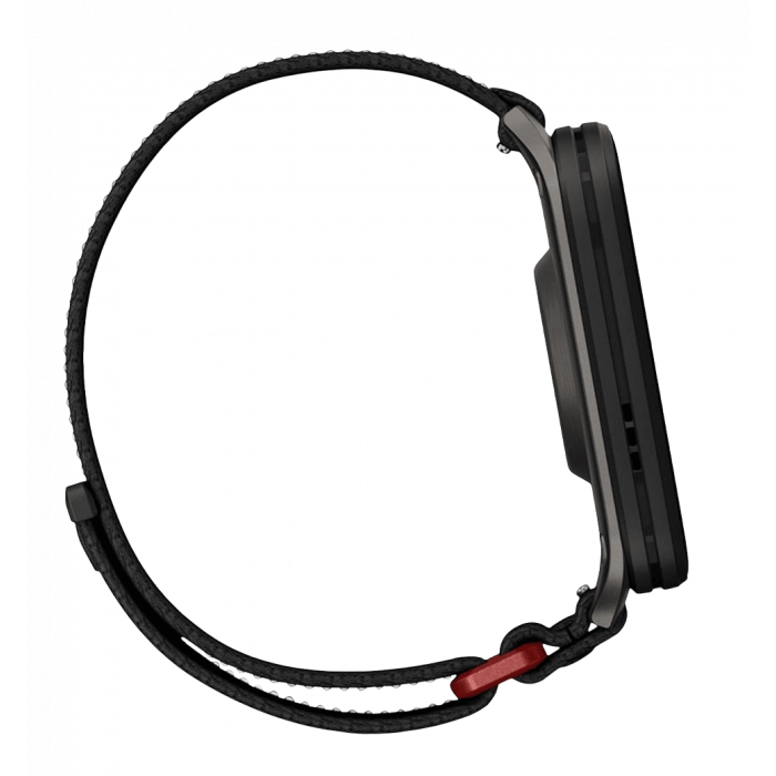 Смарт-годинник Garmin Venu X1 Black with Slate Titanium Caseback and Black ComfortFit Nylon Band (010-02980-02)