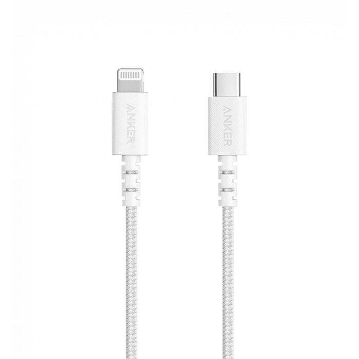 Кабель ANKER Powerline Select+ USB-C to Lightning - 0.9м V3 (Білий)
