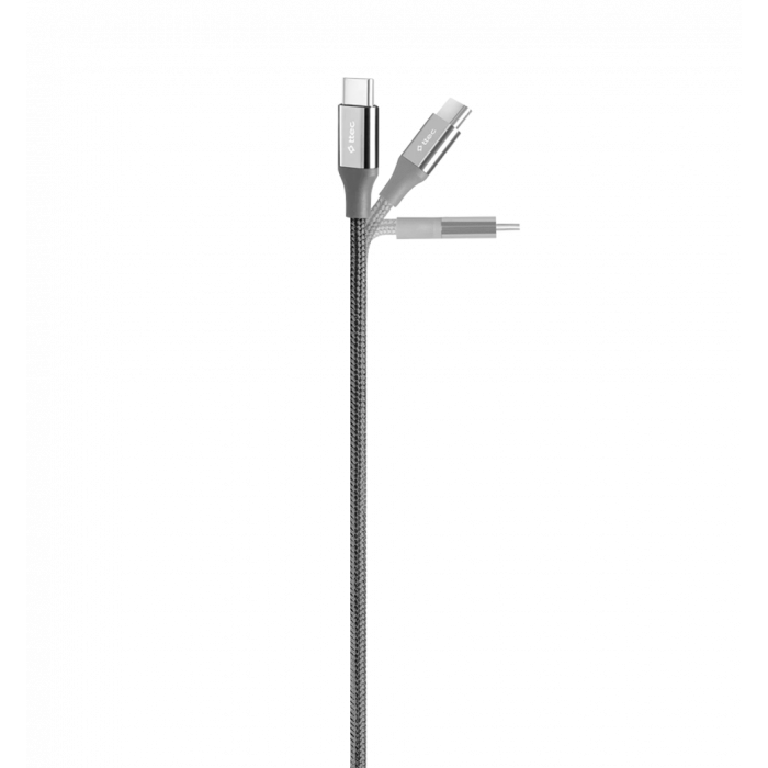 Кабель Ttec Alumi Cable 100W Type-С- Type-С 1,5м Space Gray (2DK53UG)