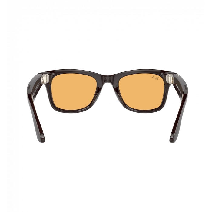 Смарт-окуляри Ray-Ban Meta Wayfarer Shiny Rebel Black/Amber size L (RW4006 675385 50-22)