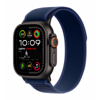 Apple Watch Ultra 2 49mm GPS + LTE Black Titanium Case with Blue Trail Loop S/M (MYTJ3, MYQ73)