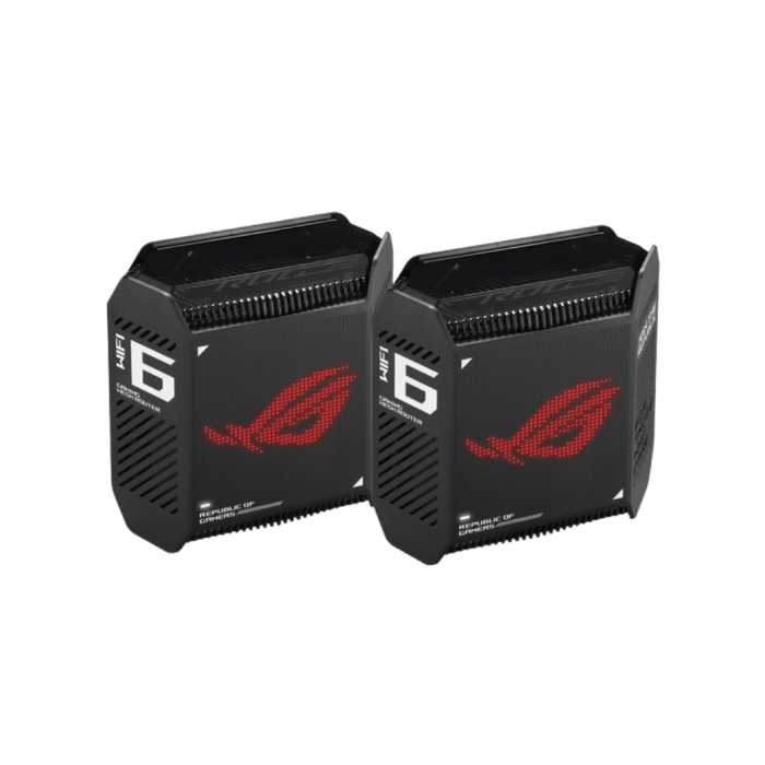 Система WiFi-Mesh ASUS ROG Rapture GT6 AX10000, 3xGE LAN, 1x2.5GE WAN, 1xUSB 3.2, 2мод, чорний