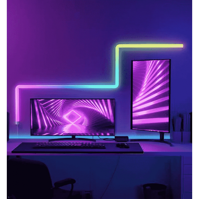 Набір настінних світильників Govee H6062 Glide Wall Light, 6+1, RGBIC, WI-FI/Bluetooth, білий