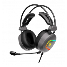 Гарнітура ігрова Bloody MC750 Bloody з підсвічуванням, USB, колір сірий