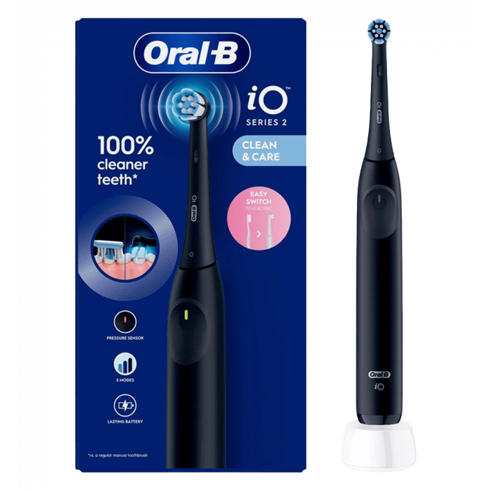 Электрическая зубная щетка BRAUN Oral-B iO Series 2 iOS2.1C9.0 Black (8700216614931)