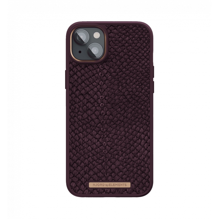 Чохол Njord Salmon Leather MagSafe Case Rust for iPhone 14 (NA41SL03)