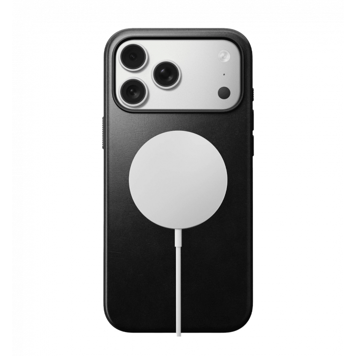 Чохол Nomad Modern Leather Horween Black for iPhone 17 Pro (NM014308858)