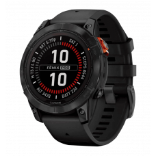Garmin Fenix ​​7X Pro Solar Slate Gray w. Black Band (010-02778-00/01) Used
