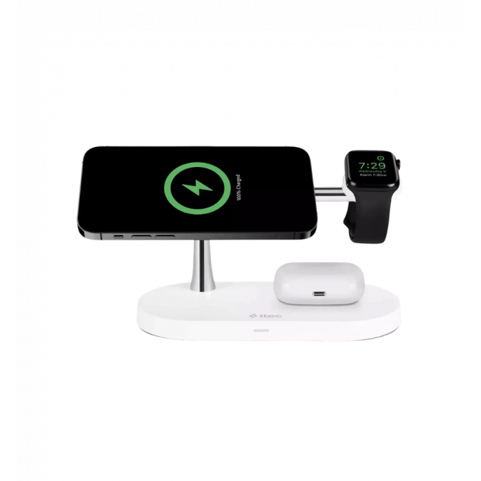 БЗП Ttec AirCharger Quattro M 4in1 LED Білий(2KS26B)