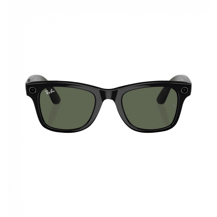 Смарт-окуляри Ray-Ban Meta Wayfarer Shiny Black/G15 Green size M (RW4006 601/71 50-22)