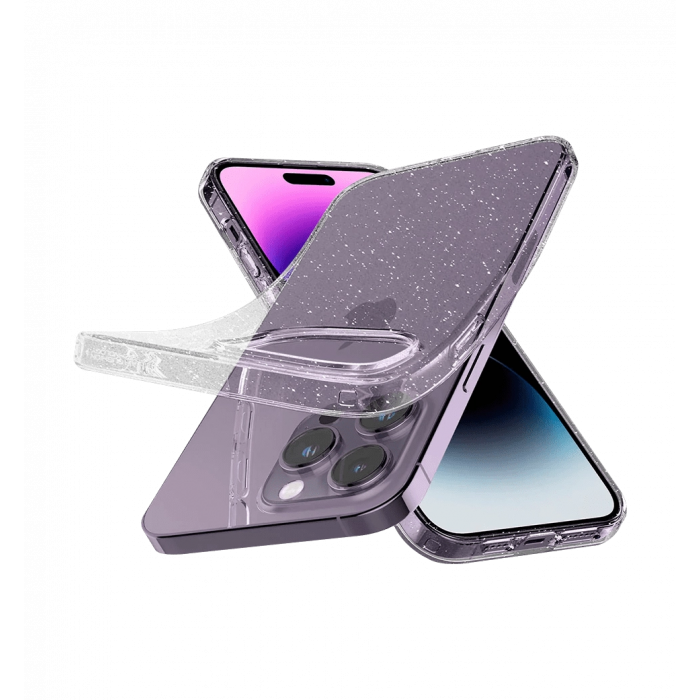 Чохол Spigen iPhone 14 Pro Liquid Crystal Glitter, Crystal Quartz (ACS04954)