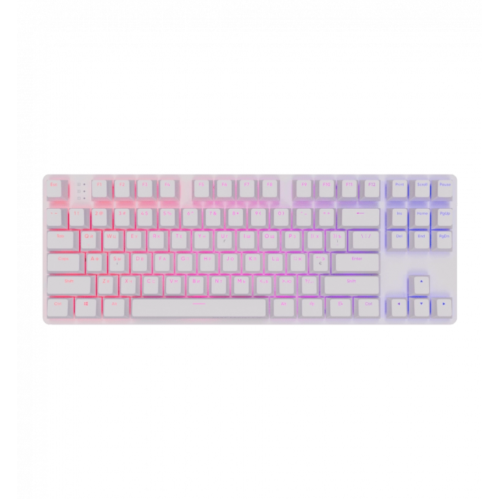 Ігрова клавіатура DARK PROJECT KD87A Mech. g3ms Sapphire ENG/UA White (DPO-KD-87A-100300-GMT)