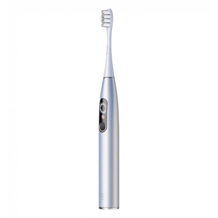Умная зубная электрощетка Oclean X Pro Digital Electric Toothbrush Glamour Silver (6970810552560)