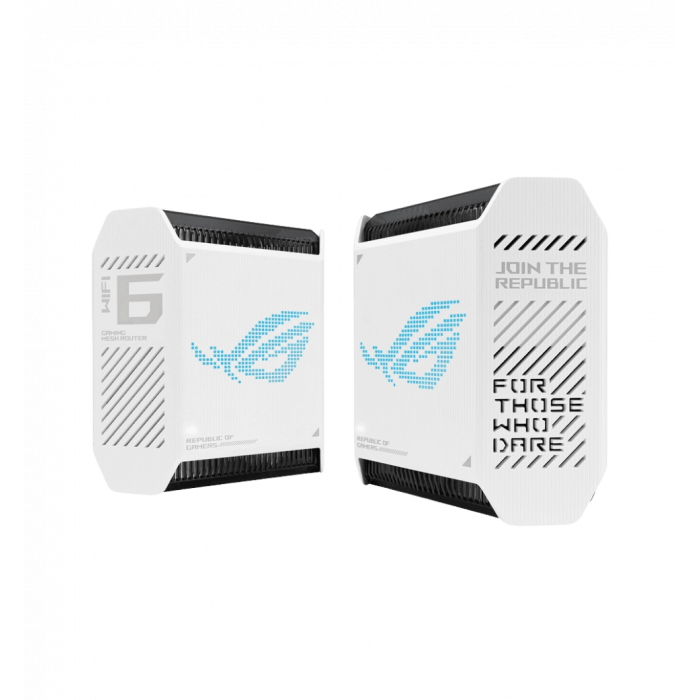 Система WiFi-Mesh ASUS ROG Rapture GT6 AX10000, 3xGE LAN, 1x2.5GE WAN, 1xUSB 3.2, 2мод, білий