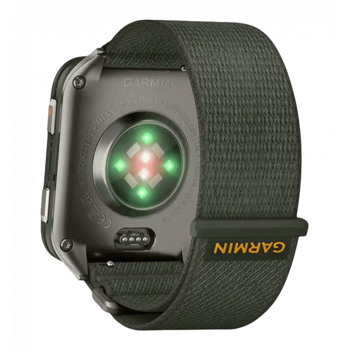 Smart watch Garmin Venu X1 Moss with Titanium Caseback and Moss ComfortFit Nylon Band (010-02980-01/03)