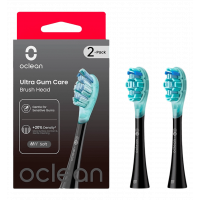 Насадка для зубной электрощетки Oclean UG02 B02 Ultra Gum Care Brush Black (2 шт) (6970810553567)