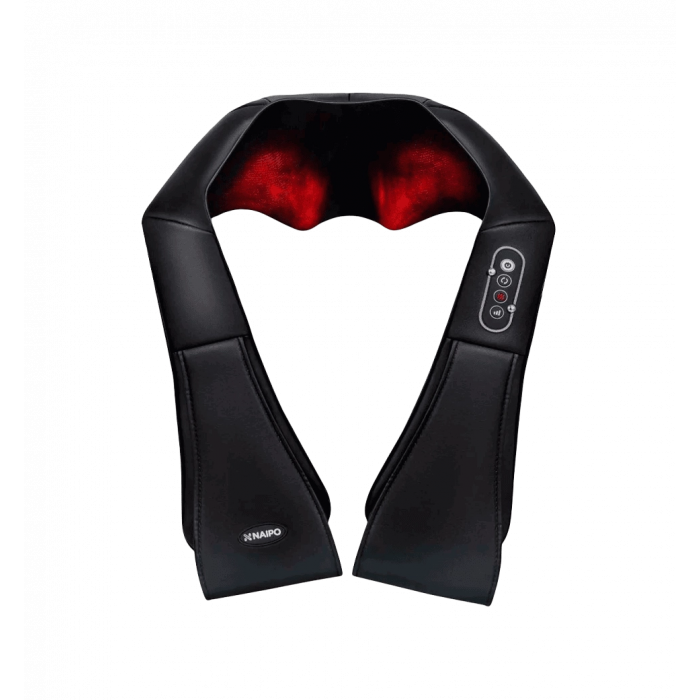 Масажер NAIPO Shoulder & Neck Massager with Shiatsu Kneading Massage and Heat з підігрівом для шиї з