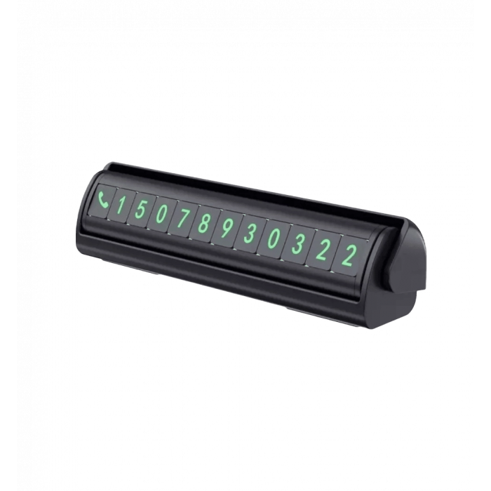 Парковальная карта Proove Twins Parking Number Plate black