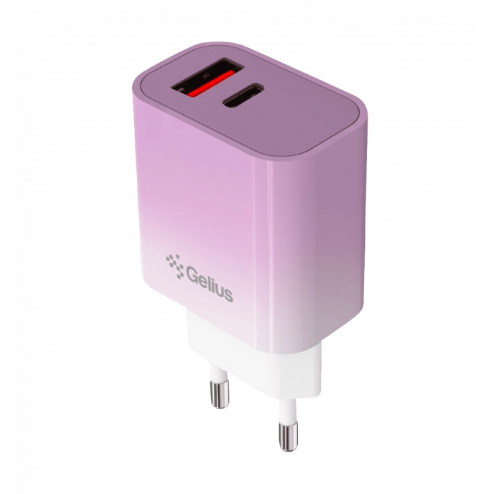 Адаптер Gelius Merge GP-HC060 (1Type-C)(PD/QC3.0/PPS) 30W Violet