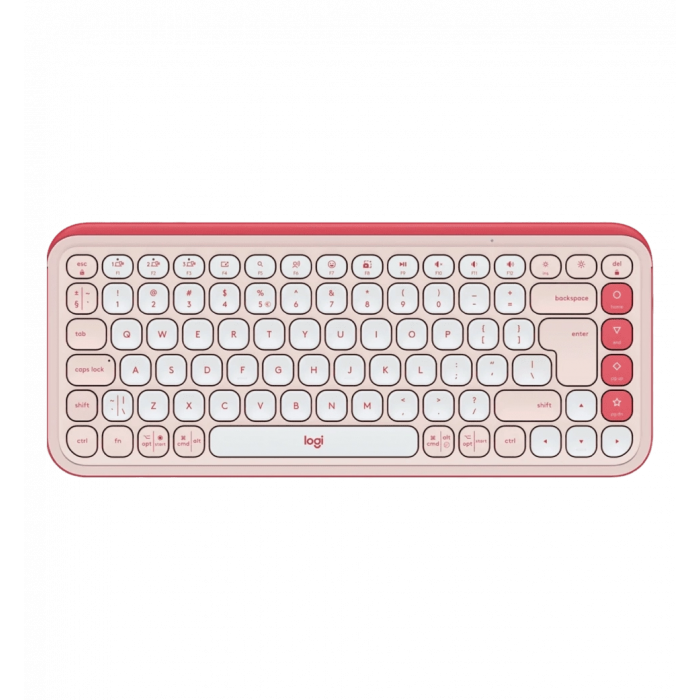 LOGITECH POP ICON KEYS - ROSE - US INT'L - BT - N/A - INTNL-973
