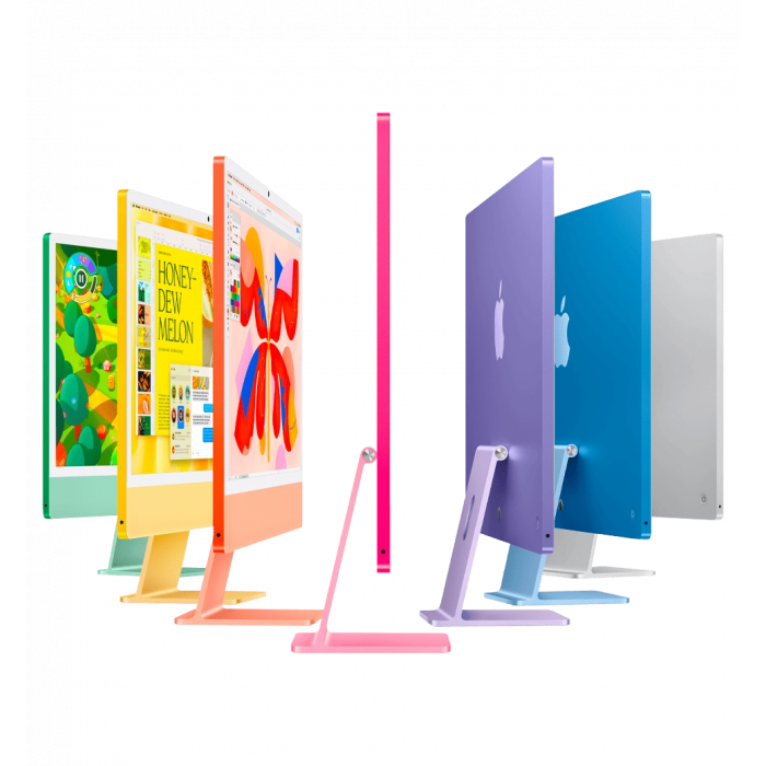 iMac 24" Retina 4.5K Apple M4/8CPU/8GPU/16GB/256GB SSD/Silver 2024 (MWUC3)