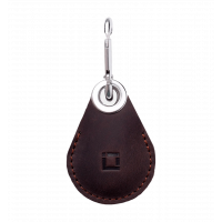 Шкіряний чохол INCARNE Key Tag для AirTag коричневий