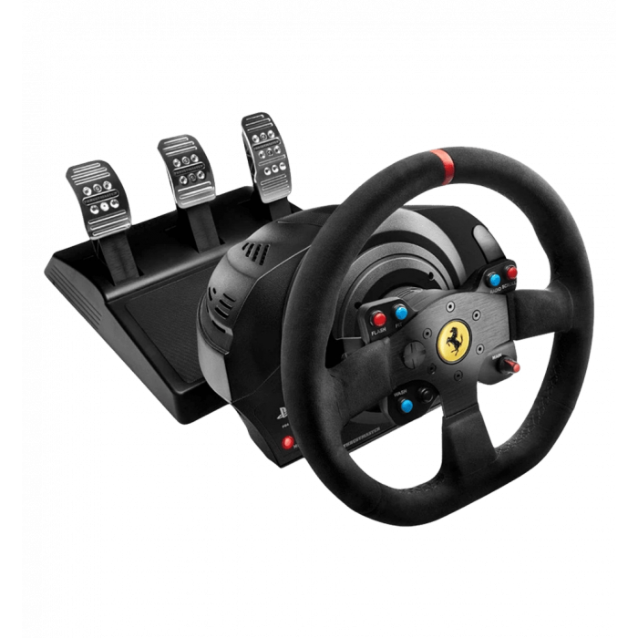 Комплект (кермо, педалі) Thrustmaster T300 Ferrari Integral RW Alcantara edition Black (4160652)