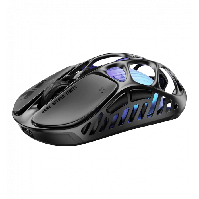 Миша GravaStar Mercury X Pro, 8K, BT/WL/USB-A, RGB, чорний