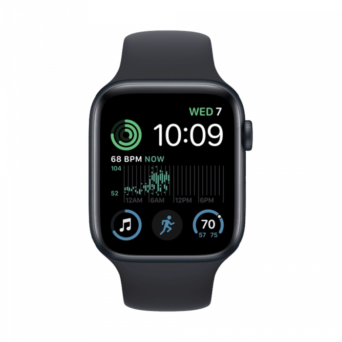 Apple Watch SE 44mm Sp Midn Alu Black Sp Band (MNK03) БУ