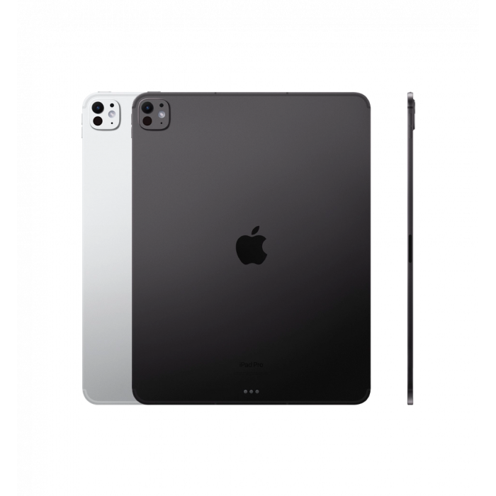 iPad Pro 13 M4 (2024 г.), Wi-Fi + сотовая связь, стандартное стекло, 256 ГБ, «черный космос» (MVXR3)