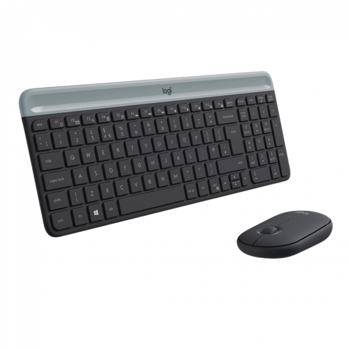 Комплект LOGITECH MK470 Slim Wireless Combo - Graphite
