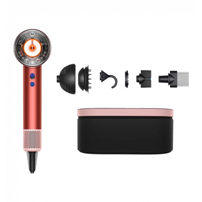 Фен для волосся Dyson Supersonic HD16 Nural Strawberry Bronze/Blush Pink (561725-01) GLOBAL