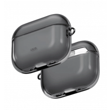 Чохол UNIQ Glase do AirPods Pro 3 Сірий (UNIQ-AIRPODSPRO3-GLSGSMK)