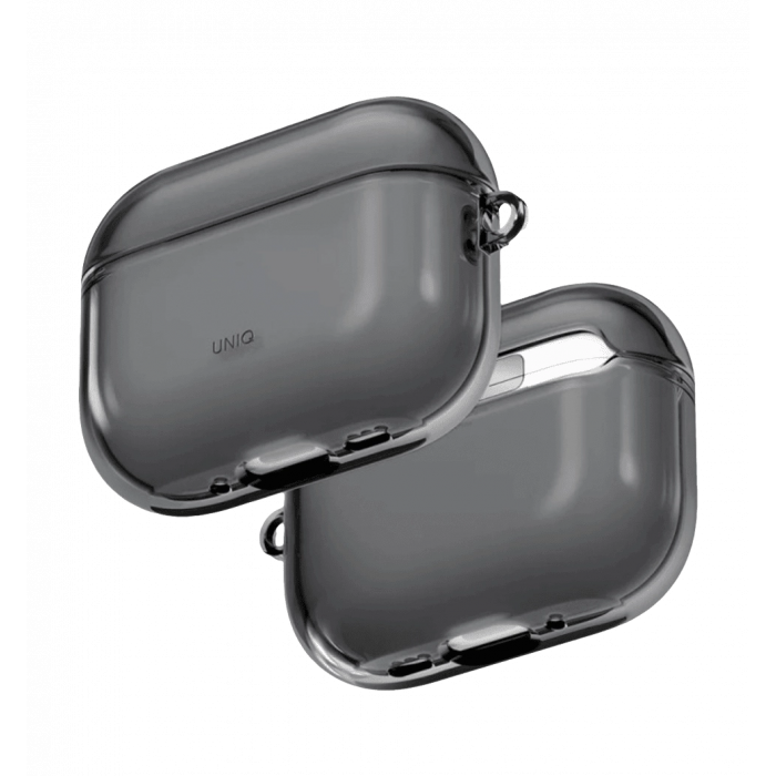 Чохол UNIQ Glase do AirPods Pro 3 Сірий (UNIQ-AIRPODSPRO3-GLSGSMK)