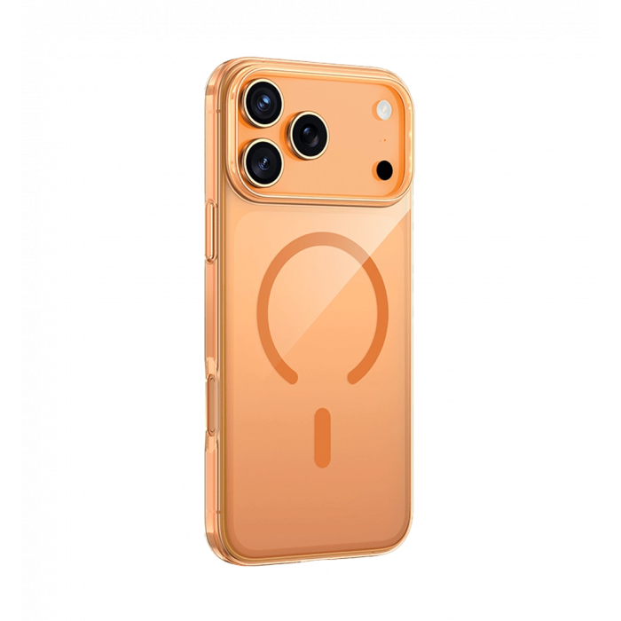 Чохол Keephone X-CRYSTAL MAGSNAPE MagSafe Case for 17 Pro Max ORANGE Titanium (KP-MC0123)