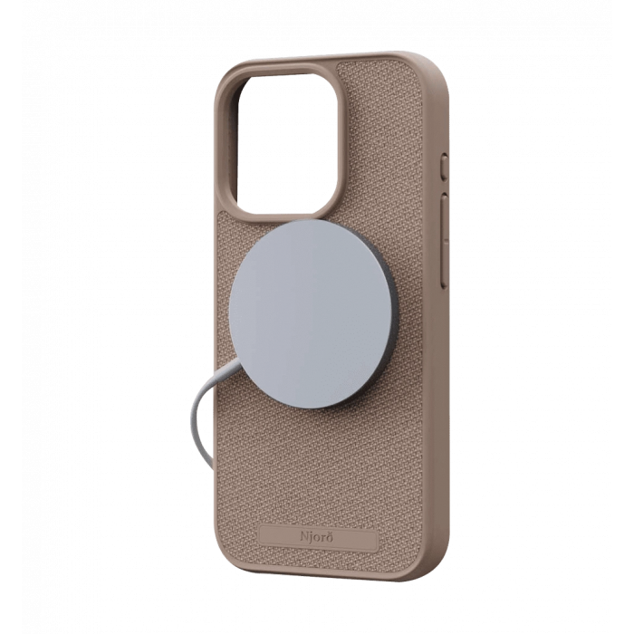 Чохол Njord Fabric MagSafe Case Pink Sand for iPhone 15 Pro (NA53FA12)