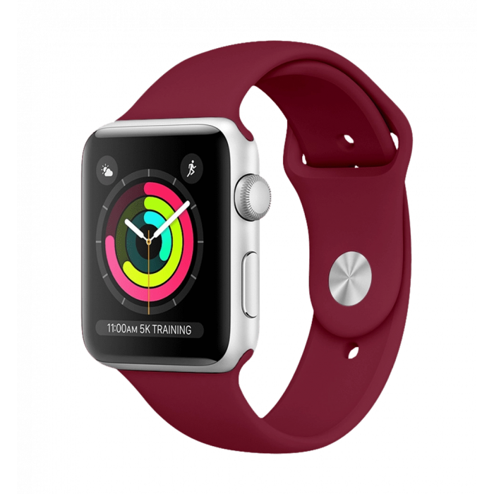 Ремешок Silicone Copy 38mm Rose Red