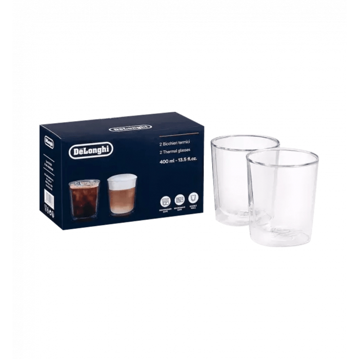 Набір склянок DELONGHI DLSC318 DRINKS (2шт) 400 ML