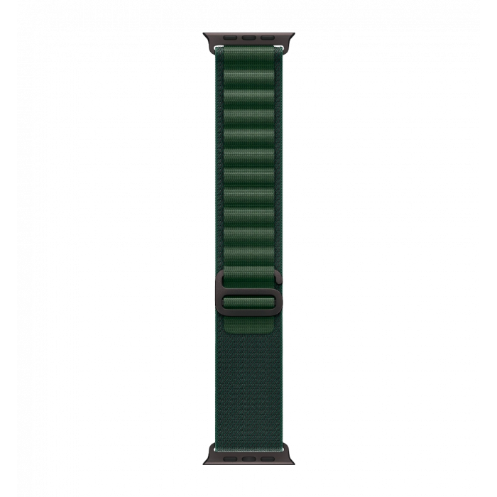 Apple Watch Ultra 2 49mm GPS + LTE Black Titanium Case with Dark Green Alpine Loop Medium (MX4R3)