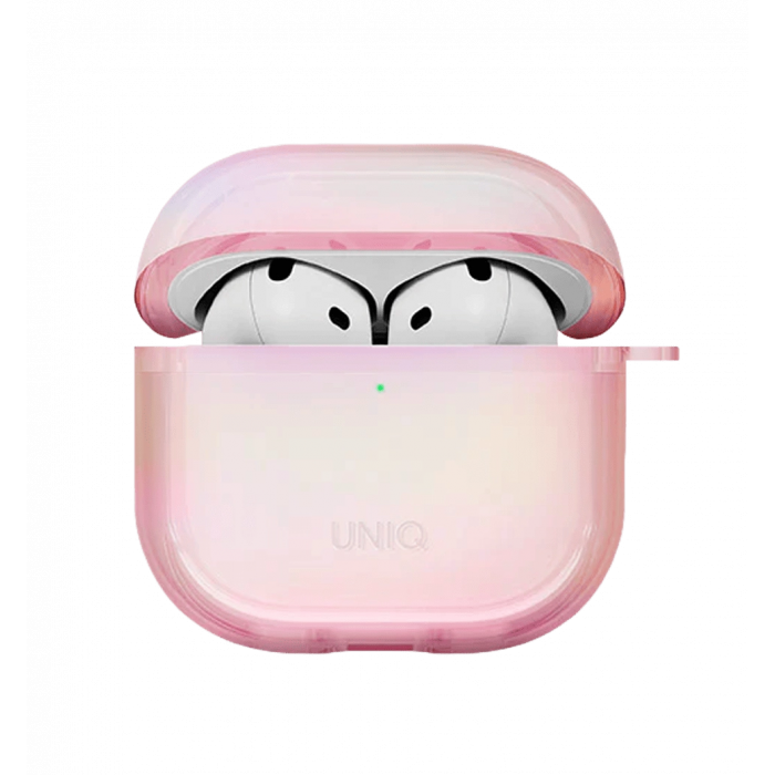 Чохол UNIQ Iridescia для AirPods 4 Pink Prism UNIQ-AIRPODS(2024)-IRDPPRS