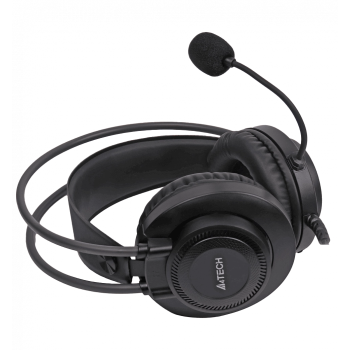 Навушники A4-Tech FH200U (Grey) USB з мікрофоном,колір сірий