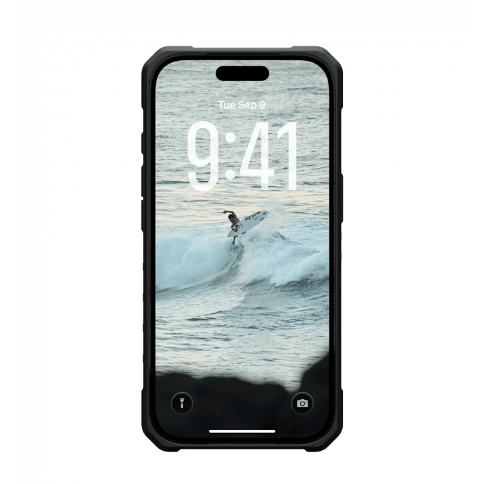 Чохол UAG для iPhone 17 Pro, Pathfinder Clear MagSafe, Ash/Black