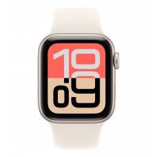Apple Watch SE 3 GPS 40mm Starlight Aluminium Case with Starlight Sport Band - M/L (MEH54)