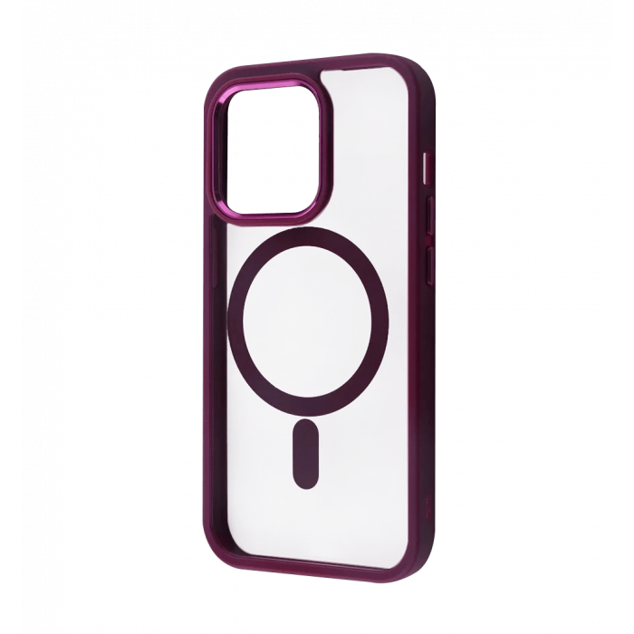 Чохол WAVE Ardor Case with MagSafe iPhone 12/12 Pro bordo
