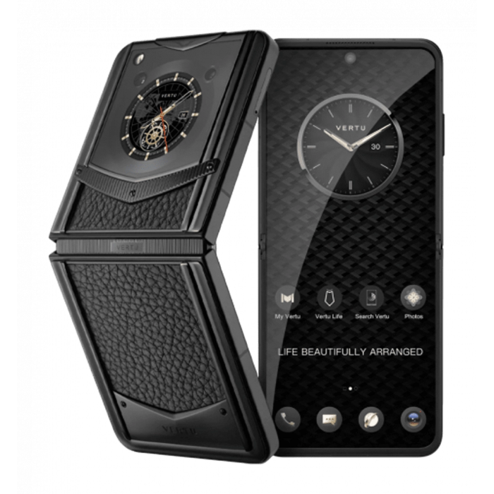 VERTU IRONFLIP CALFSKIN SERIES Jade Black
