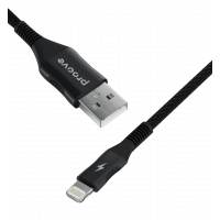 Кабель Proove Braided Scout Lightning 2.4A (1m) (black)