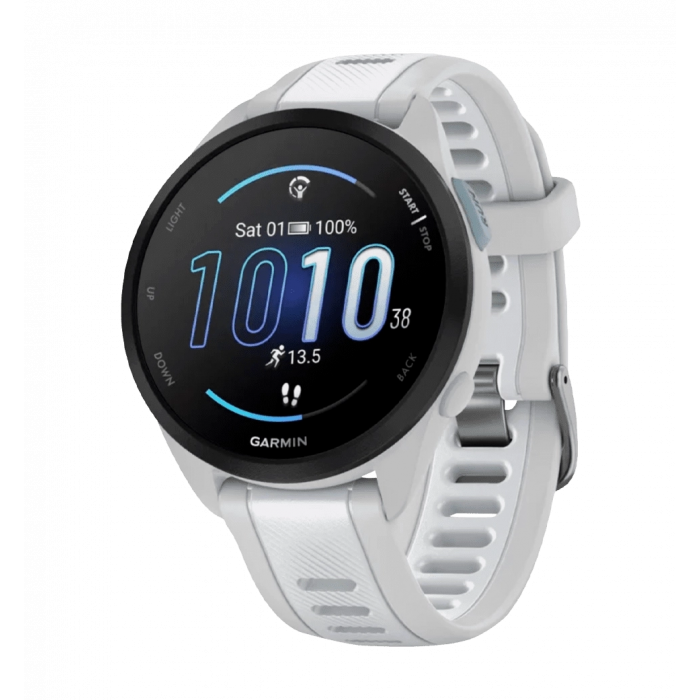 Смарт-годинник Garmin Forerunner 165 Mist Gray/Whitestone (010-02863-21/A1) UA
