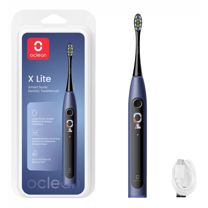 Електрична зубна щітка Oclean X Lite Blue (6970810555974)