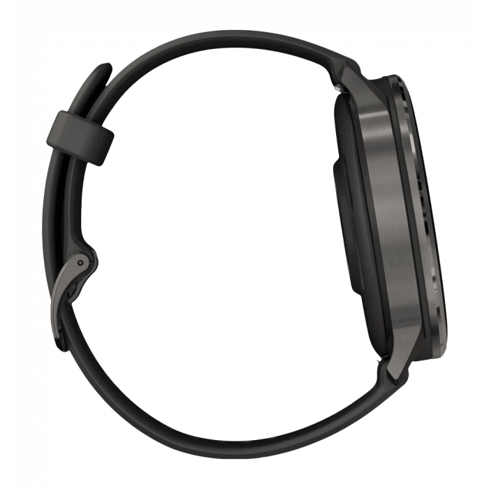 Smart watch Garmin Venu 4 45 mm Slate with Black Silicone Band (010-03014-00)